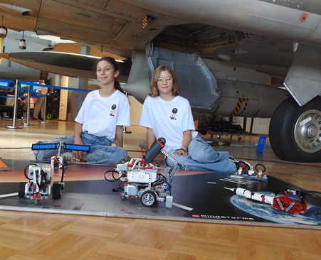 Atelier LEGO espace avec capteurs